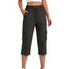 Women's High Waist Straight Leg Cargo Pants with Pockets Color Casual Everyday Wear