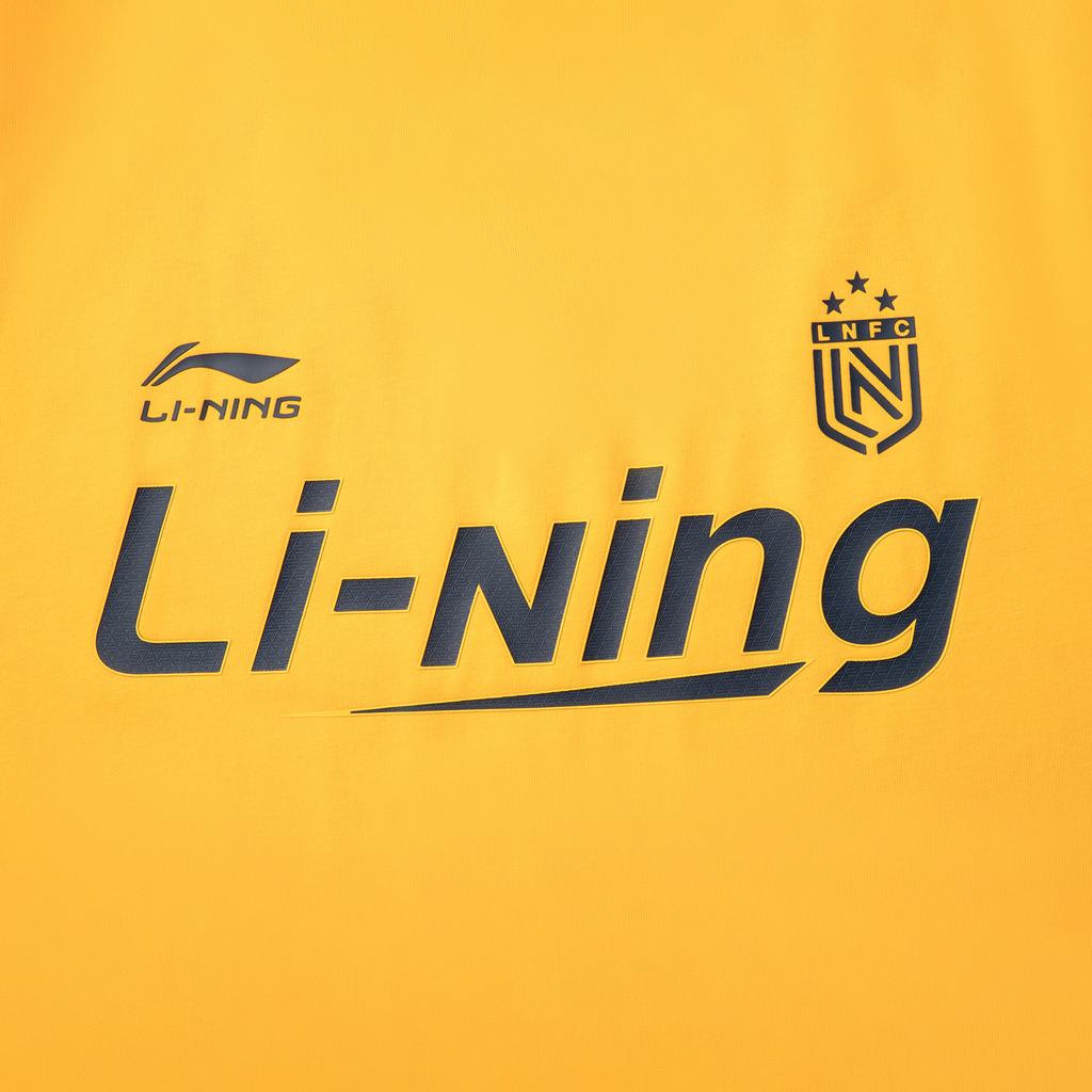 Li-Ning Dopamine High Street American Vintage Casual Simple Striped Letter Round Neck Pullover Ice Silk Cool Dry Short Sleeve T-Shirt AHSV299-8