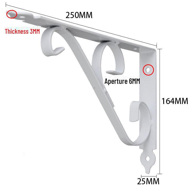 Thickened Iron Triangular Marble Countertop Support Bracket