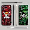 One Piece Red Green Cool Phone Cover Case for Apple iPhone 17 Pro Max 15 Air 13 Mini 7 8 11 XS XR 12 Plus 16