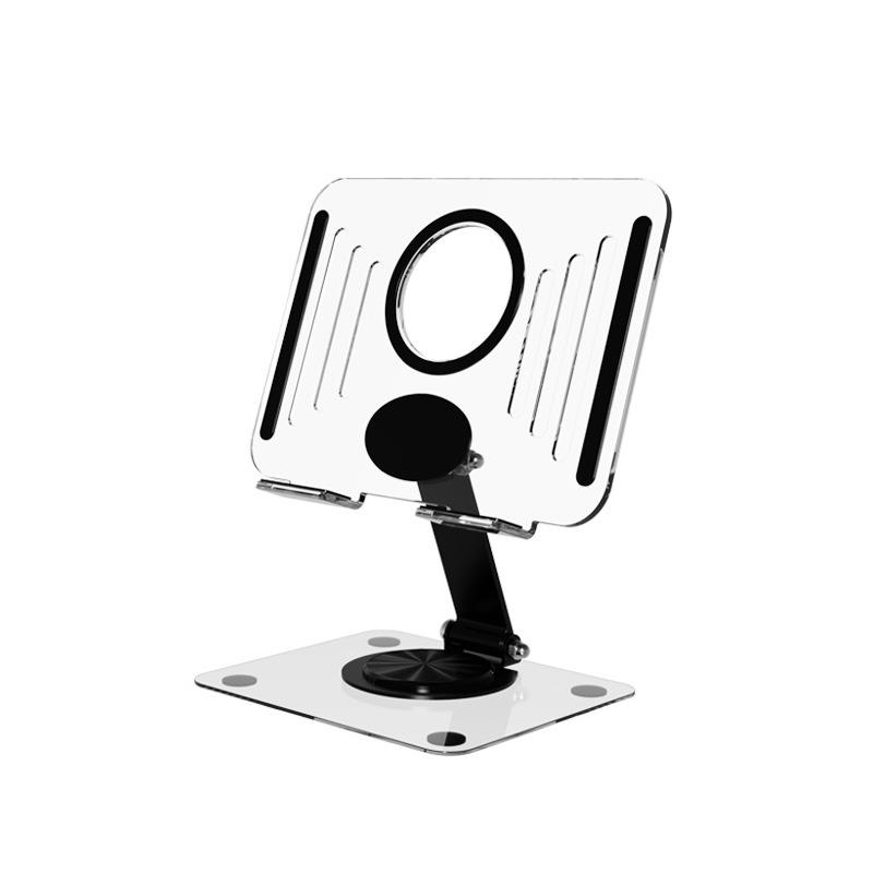 Acrylic Portable Foldable Phone & Tablet Stand for Outdoor & Broadcast Use