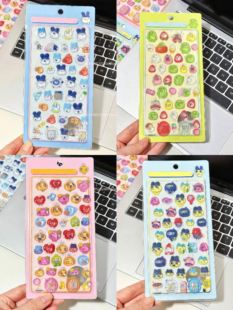 2026 Tamagotchi Stickers Cartoon Creative Peripheral Phone Case Transparent Sticker Hand Account Material Friend Birthday Gift