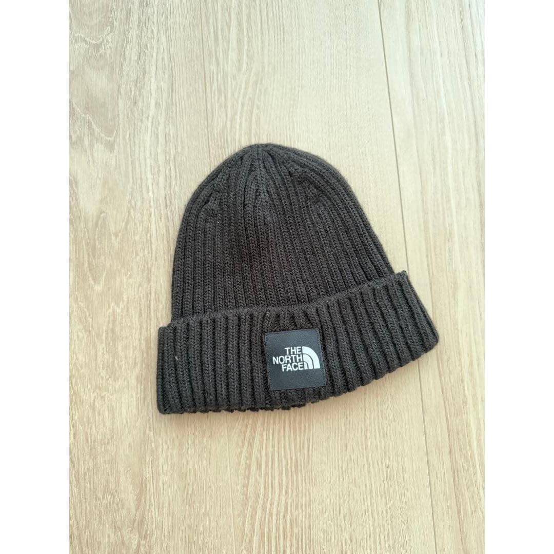Used THE NORTH FACE Knit Hat Beanie Dark Gray