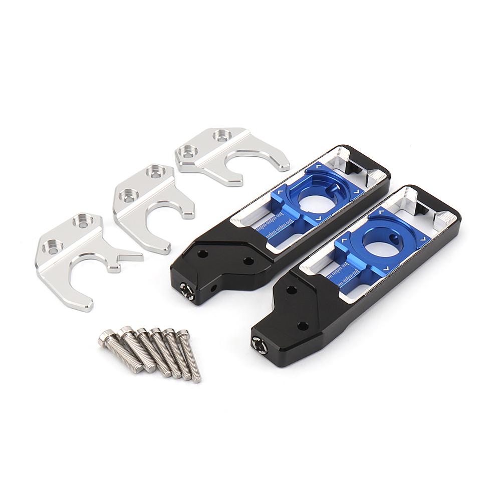 

Pair Motorcycle Rear Chain Tensioner Adjuster Blockers With Logo For BMW M1000R M 1000 R S1000R S1000RR S1000XR S1000 XR RR R