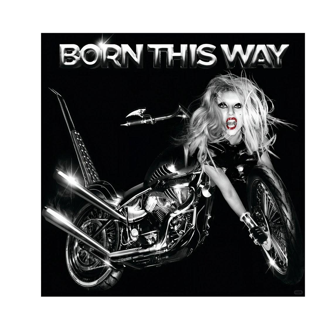

Lady Gaga Born This Way Album Cover Tapestry Pop Music Wall Hanging Home Decor Gift For Fans Flat Print 74x94cm(29x37in)