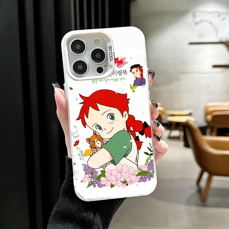 Anne Of Green Gables Shirley Soft Phone Case for iPhone 15 16 17 Pro Max 17Air 16E 14 Plus 13 12 Mini Shockproof Cover Back Shel