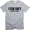Men's Funny DIY Garage T-Shirt I Fix Things That's What I Do Engineer Mechanic Tee Shirt