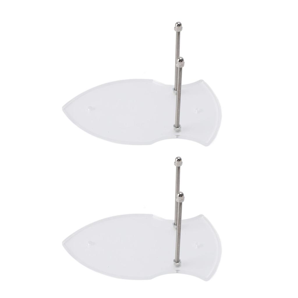 2PCS Sword Holder Rack Hangers Wall Mounted Axe Holder Stand Acrylic Wall Mount for Sword Axe