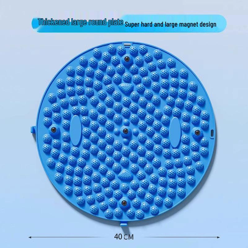 55cm Round Indoor Slow Jogging Acupressure Foot Massage Pad for Sole Meridian and Toe Relief