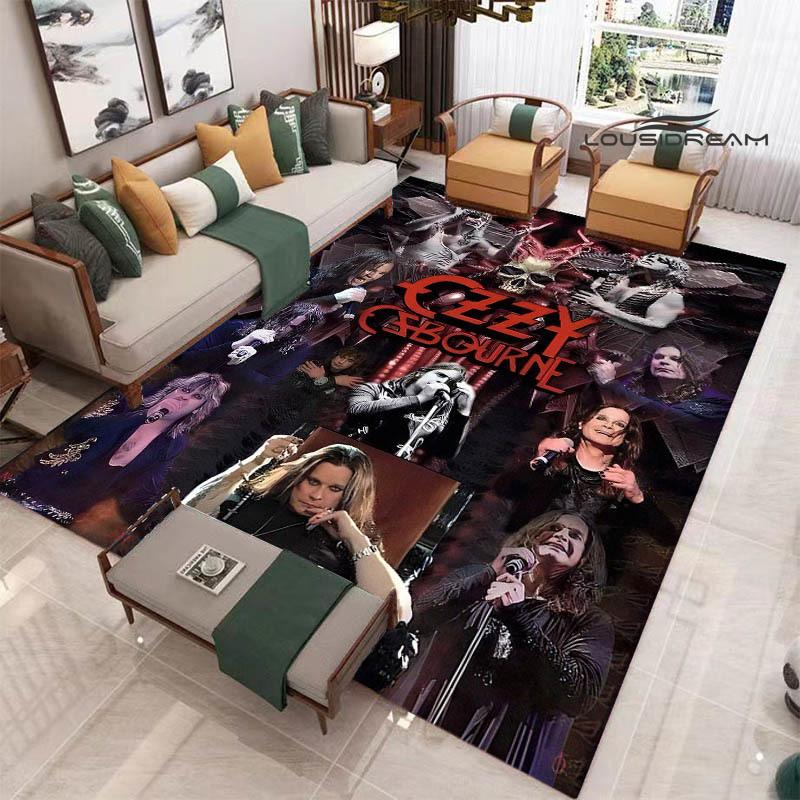 Ozzy osbourne printed carpet Living room bedroom non-slip carpets Yoga mat door mat Outdoor carpet kawaii rug birthday gift