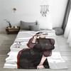 Seiko Ayase Dandadan Weiche Warme Decke Kinder Plüsch Überwurfdecke Muster Sofa Sessel Flanell Tagesdecke Schlafsofa Abdeckung