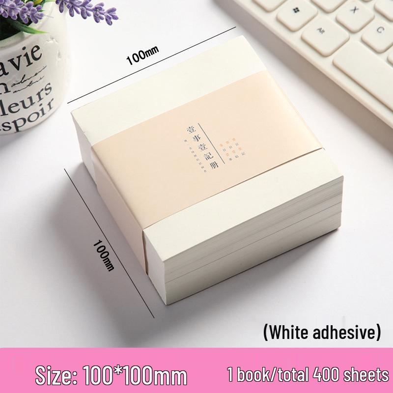 Sticky Notes Memo Pads - Full Adhesive Stickers for Students