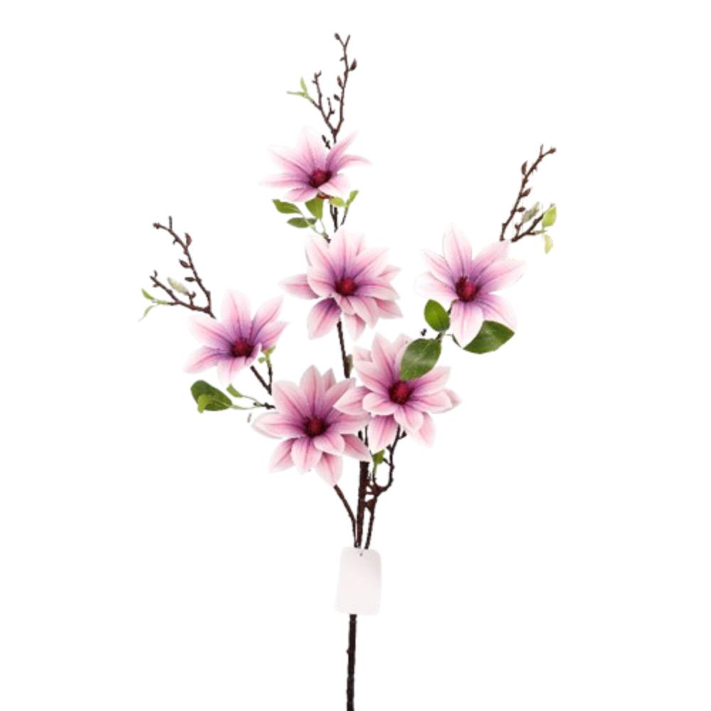 

Искусство флористики Имитация Большая магнолия Реалистичное прикосновение Искусственный цветок Домашний офис декор