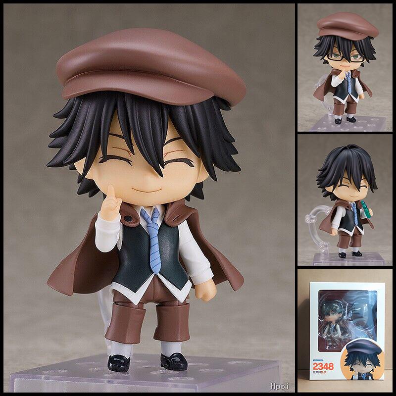 10cm Bungo Stray Dogs Q Edition Osamu Dazai Nakahara Chuuya Anime Figure Pvc Action Figurine Statue Model Collection Toys Gifts