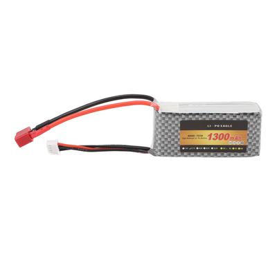 RC LiPo Battery 11.1V 1300mAh 3s with 25CT Connector Lithium Battery For RC Helicopter Quadcopter