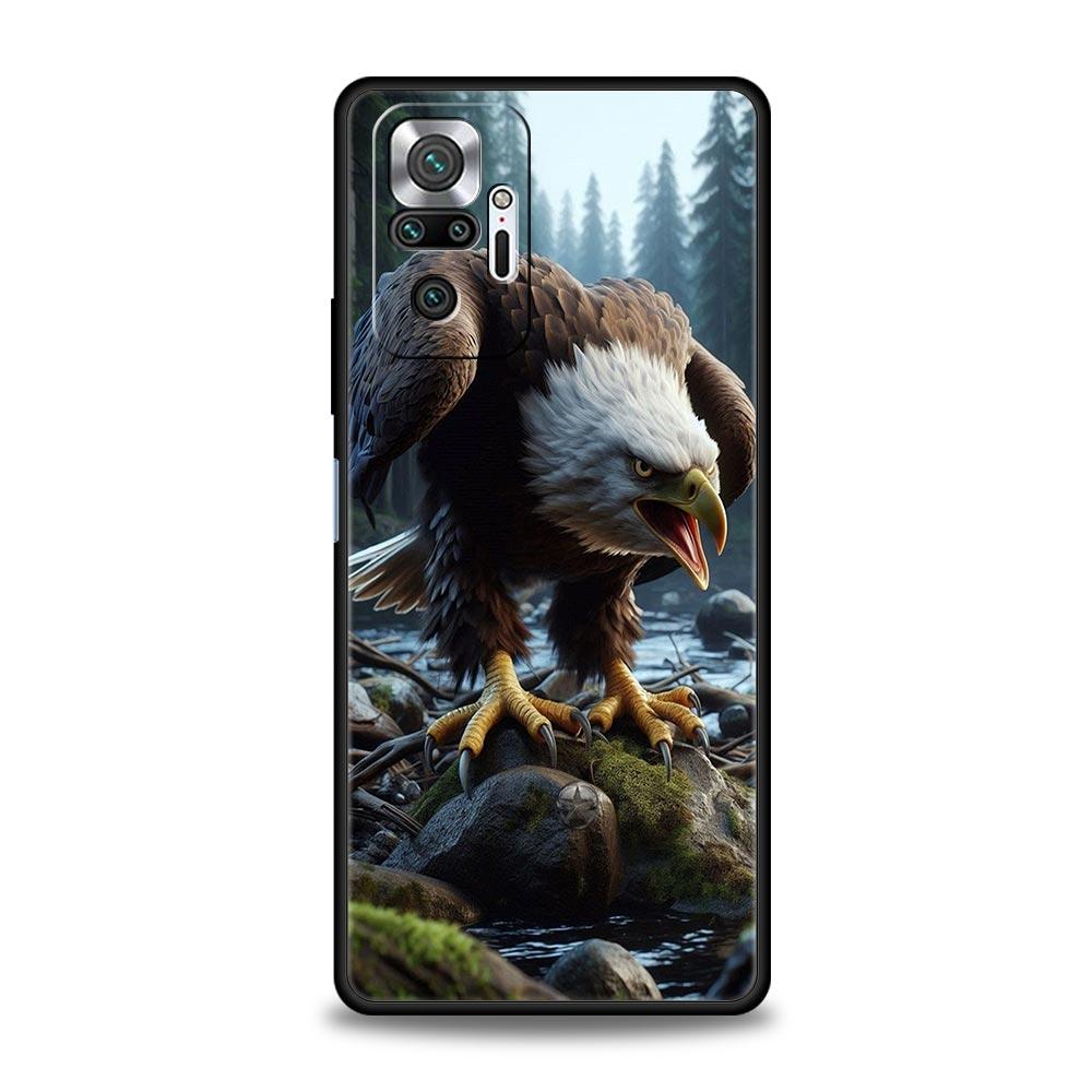 Eagle Phone Case For Xiaomi Redmi Note 14 13 12 Pro Plus 5G 9S 9 10 11 4G 14C 13C 12C 10C 9C 9A Soft Cover