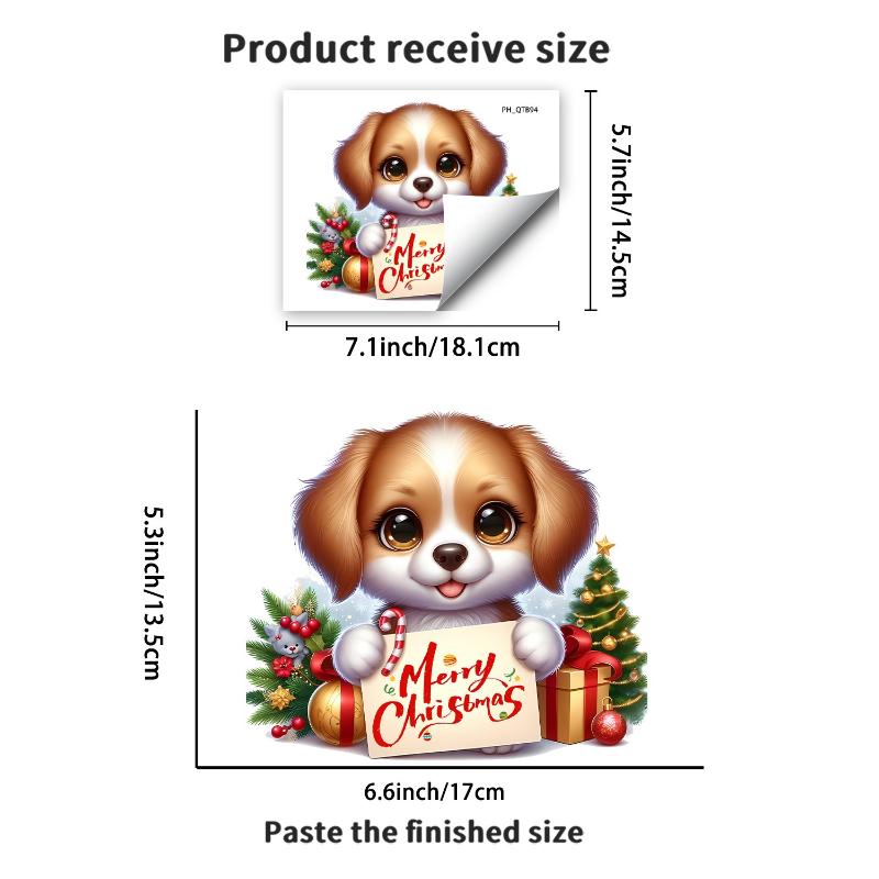 

Santa Claus Deer Spirit Wall Decal Christmas Switch Sticker Festival Bedroom Living Room Home Decor Self-Adhesive New Year Decal A3