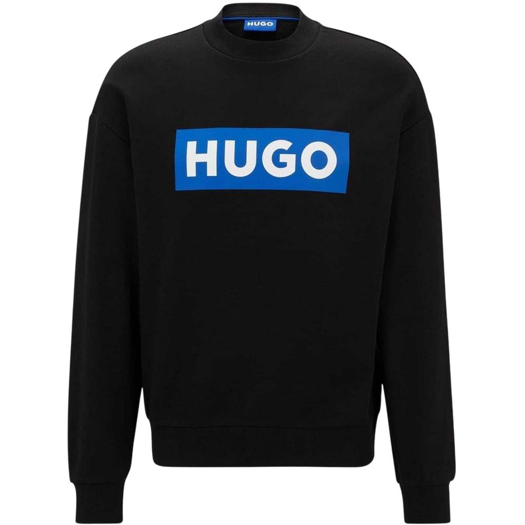 Hugo Mens Niero Box Logo Crew Neck Sweatshirt