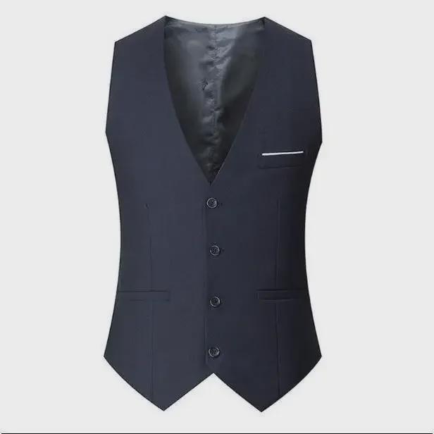 

Мужской тонкий корейский жилет: Жилет в деловом стиле весна/лето XL