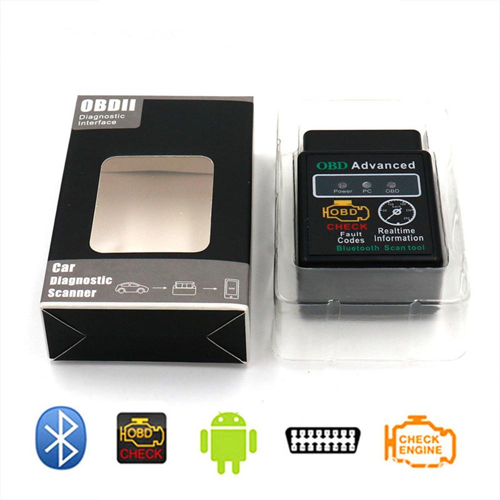 Scanner Mini Elm327 OBD2 Bluetooth V1.5 Instrument de Diagnosticare Auto OBD Cititor de Coduri Pentru Android Windows Symbian Engleză