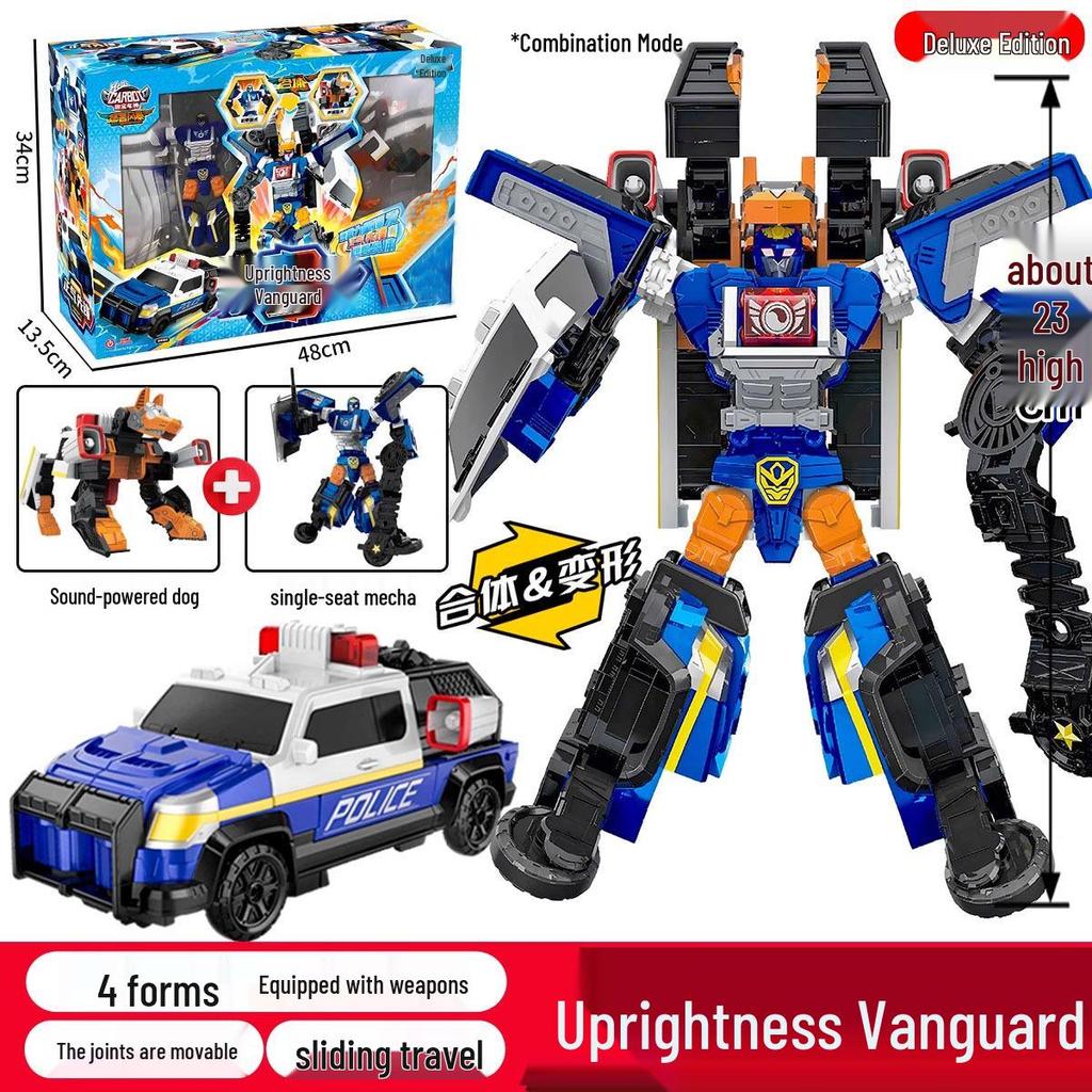 Kabo Car God: Rescue League Transformer Firefighting & Medical Robot Toy Set for Boys