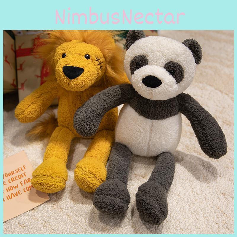 Panda Frog Lion Rabbit Duck Elephant Animal Plush Toy Stuffed Decoration Doll