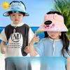 Solar Fan Hat Children's Sun Protection Hat Boys and Girls Summer UV Sky Top Hat Baby Sun Hat