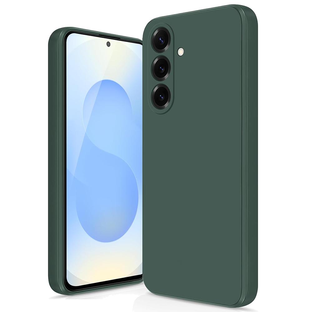 Samsung S25 Edge S24 S23 S21 S20 FE S22 Ultra Plus İçin Düz Kare Silikon Yumuşak Kılıf Lüks Mat Kapak Coque Fundas