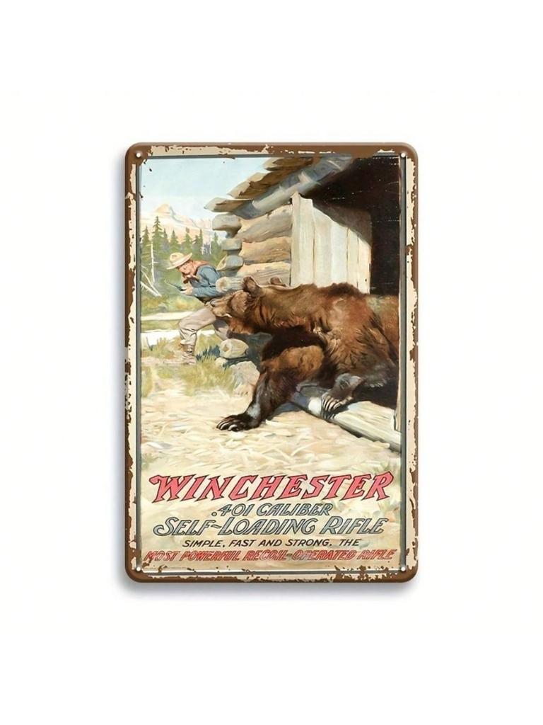 Vintage Tin Sign Wall Decor Retro Metal Plaque Home Art