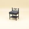 1Pcs Realistic Design Mini Nightstand Dollhouse Bedside Table Miniature Bedroom Furniture High Intricacy For Hobbyists