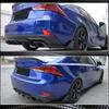 Rear Bumper Pads (for Base/F-Sport 2016-2020, Carbon) for Lexus IS 2013-