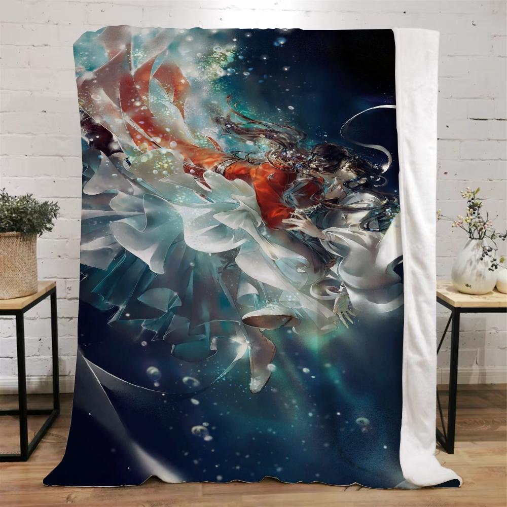 Heaven Official’s Blessing Kinderdecke Bett Innenraum für Zuhause Luxus Decken & Überwürfe Flauschiger Plaid Strandtuch Überwurf Knie Weich