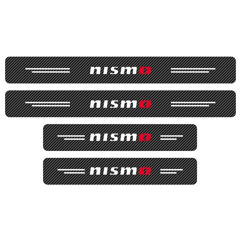 

Car Door Plate Carbon Fiber Threshold Protector Sticker Decals For Nissan Nismo gtr Tiida Sylphy Teana X T30 T32 Almera Qashqai сірий колір