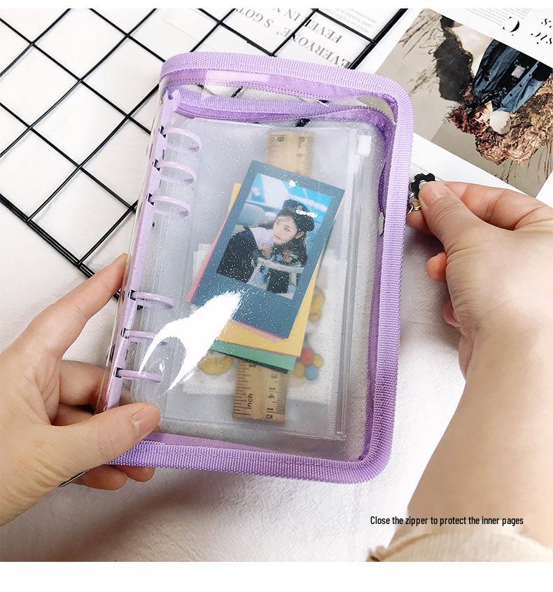 Korea Sterrenjagen Glitter Rits Map Journal - A5/A6