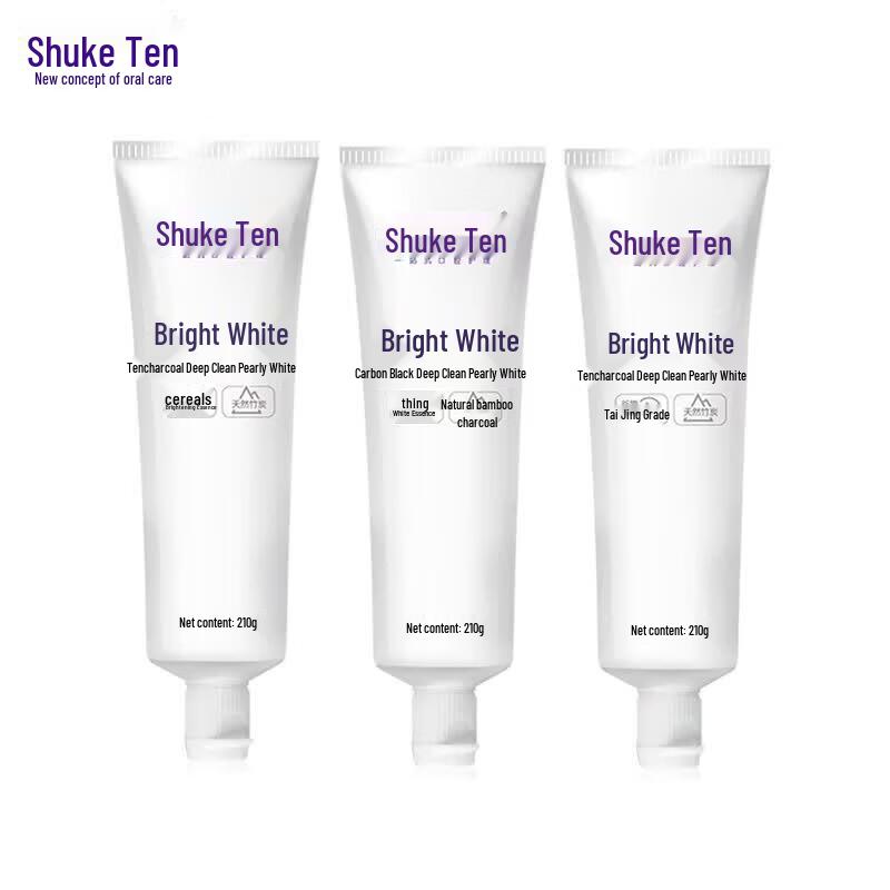 Shuke Bright White Toothpaste (3-Pack)