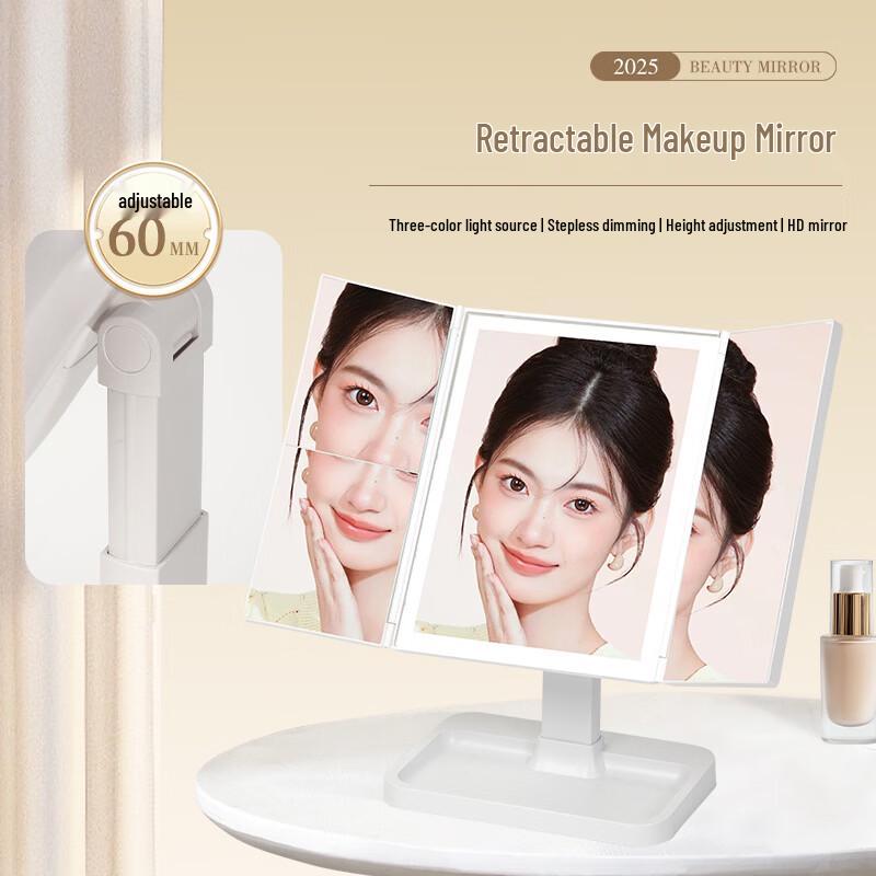 oenyled Portable Foldable LED Makeup Mirror