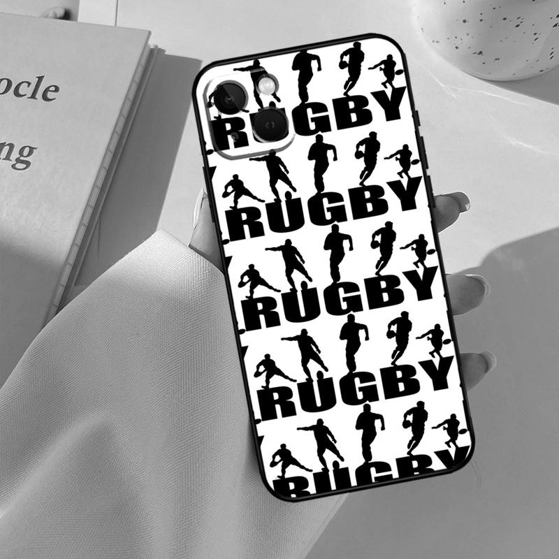 Rugby Football Sport Cover For iPhone 13 14 15 16 Pro Max 12 Mini 11 14 15 16 Pro Max Plus X XR XS Max Phone Case