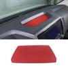 Red Carbon Fiber Dashboard Slot Mat Trim Sticker For Nissan Frontier 2024-2025
