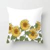 Office Living Room Home Pillowcase Sunflower Print Pattern Pillowcase Car Ornaments