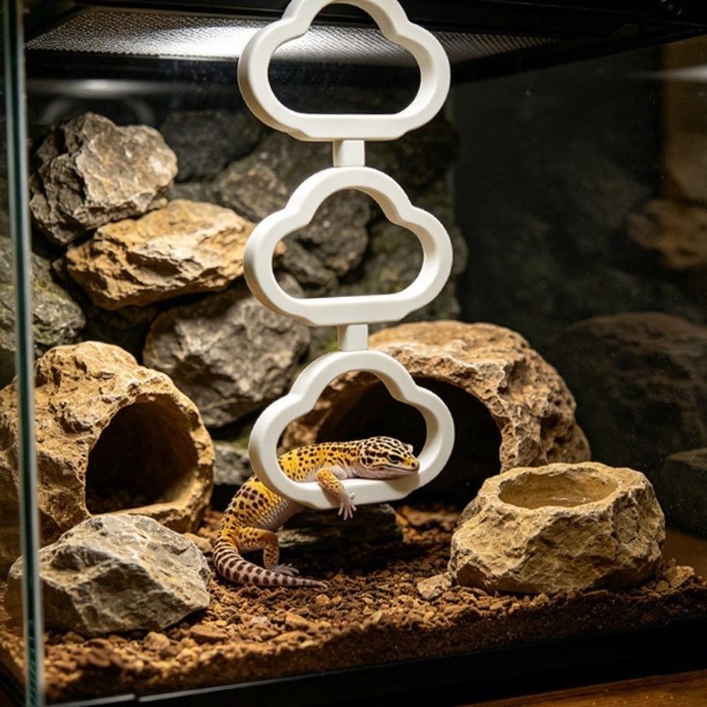 Magnetic Hanging Reptile Climbing Ring Plastic Climbing Hoop Chain Snake Climbing Toys