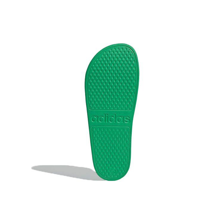Adidas Adilette Aqua Slides Vivid Green Unisex Sneakers Cloud-White FY8048