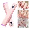 Timing Display Portable Handheld Mini Nail Lamp Family Quick Dry Flashlight Pen Chargeable Nail Dryer Machine Uv Led Nail Lamp