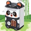 Electric Piggy Bank Kawaii Panda Moneybox Password Fingerprint Banks To Save Cash Coin Toy for Children Birthday Christmas Gifts