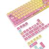 Gaming Keycaps, PBT Translucent, Dye-Sublimation Printing, Thermal Dye-Sublimation, 120 Keys, Full Pixel Compatible, ASA Profile Compatible with