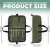 Knife Storage Bag Easy Carrying Knife Roll Bag Waterproof Canvas Knife Carrier Cooking Organizer Effortless Organization