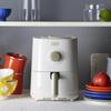 Toffy Air Fryer Mini (1.2L) K-HAF1, Healthy, Oil-Free Frying, Compact, Fully Washable (Panna White)