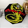 Cobra Kai Fashionable Automatic Opening/Closing Folding Umbrella. Portable and Foldable, Ideal for Gift, Travel, and Daily Use.