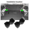 For Hyundai Santa Fe 6/7 Seats 2024-2026 (3 Row Only) Door Side Cup Holder Insert Cup Box Shock-Absorbing Storage TPE Tidying