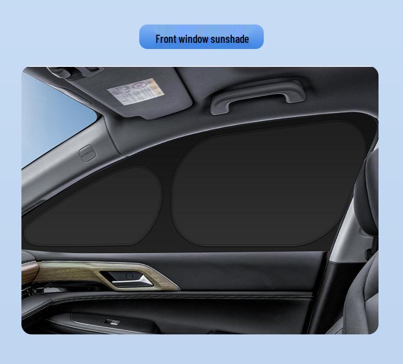 Compatible with Xiaopeng P7: Car Window Sunshade for Heat Insulation, Sun Protection, and Privacy.