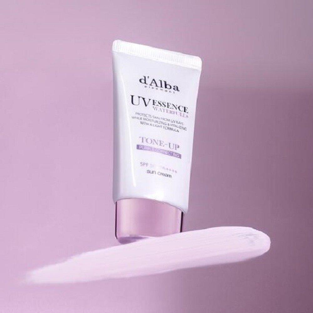 d'Alba Waterful Tone Up Sun Cream Purple 50ml